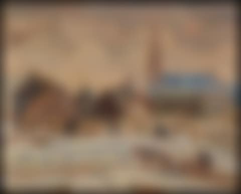 Winter, Quebec Village - Horse and Sleigh (preview)