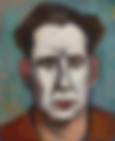 White Faced Clown with Full Head of Hair (preview)