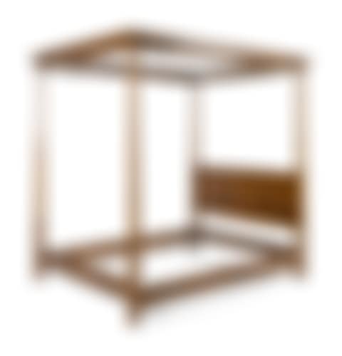 A Chinese Chippendale Style Mahogany Canopy Bed (preview)