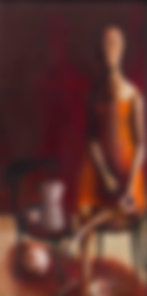 See-Line Woman Dressed in Red, She Drink Tea, She Drink Coffee, Then She Go Home (preview)