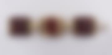 French gilt-metal and toffee-coloured bakelite bracelet; Nita Roya (preview)