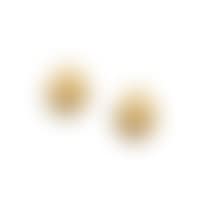 Pair of Italian gold earrings (preview)
