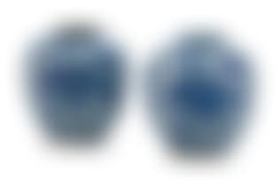 A near pair of Chinese blue and white vases (preview)