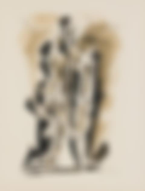 Abstract Composition with Two Figures (Hommage à Dorothéa Tanning) (preview)