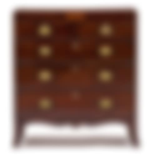 A George III mahogany chest of drawers (preview)