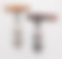 A spring loaded steel corkscrew; a Columbus spring loaded stainless steel corkscrew (preview)