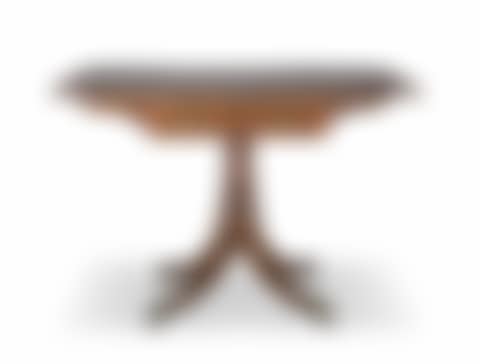 A George III style mahogany and satinwood inlaid pembroke table (preview)
