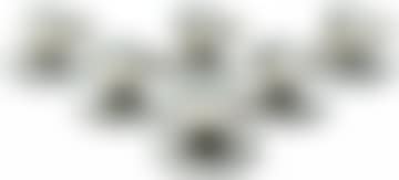 Cappuccino Cups and Saucers, six (preview)