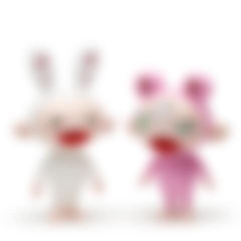 Two works: (i) KAIKAI-chan from KAIKAI&KIKI; (ii) KIKI-chan from KAIKAI&KIKI (preview)
