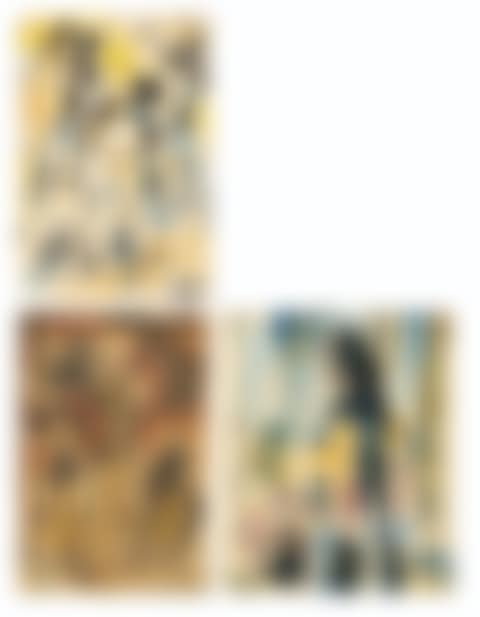 Untitled (Women Threshing; Standing Nude; Woman at the Window) (preview)