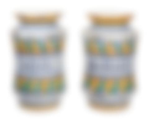 A Pair of Italian Majolica Albarelli (preview)