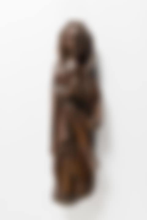 Figure en chêne sculpté représentant un Saint, Flandre (preview)