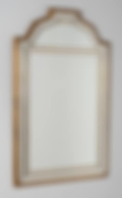 Miroir en bois doré; Verguld houten spiegel (preview)