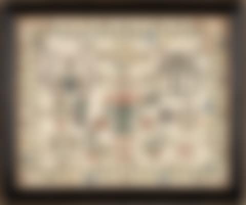 Dutch Monogrammed Needlework Sampler (preview)