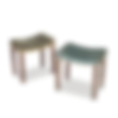 George VI limed-oak Coronation stools (preview)