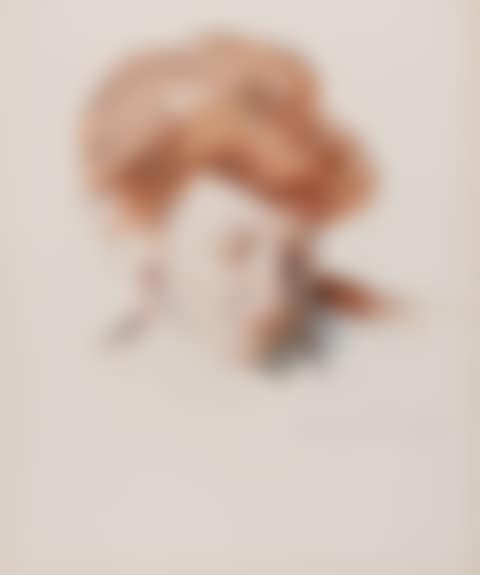 Sketch of Mother Jeanne"s Head Looking Down (No. 3) (preview)