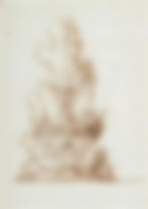 Study of a fountain with dancing cupids (preview)