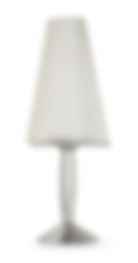 An aluminum candle jar with frosted glass lampshade (preview)