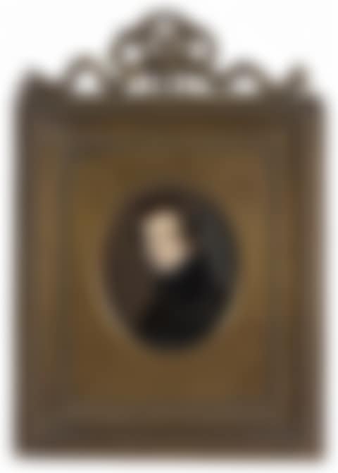 PORTRAIT OF MAN IN DARK REDINGOTE; PORTRAIT OF A MAN IN A DARK COAT (preview)