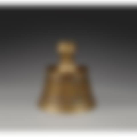 STUNNING SILVER-ENLAYED COPPER CANDLESTICK FROM THE HOLSTEIN COLLECTION (preview)