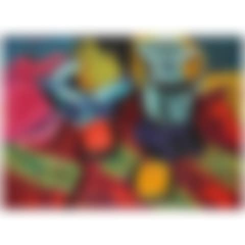 Nature morte au vase bleu; NATURE MORTE AU VASE BLEU (preview)