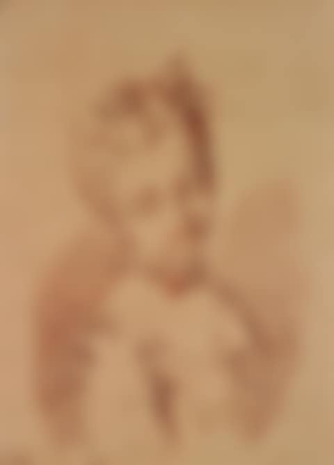 Portrait of a young girl in Sanguine bust (preview)