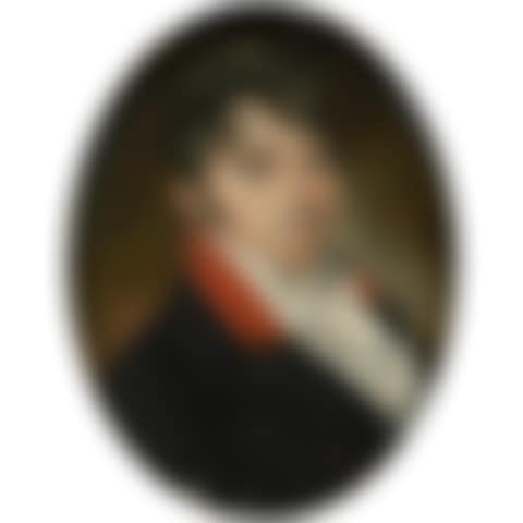 Portrait of a man with a red collar (preview)