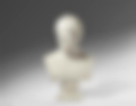 A white marble bust of Johann Wolfgang von Goethe by Christian Daniel Rauch (preview)