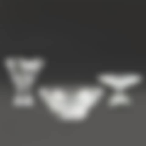 THREE PIECES OF STEUBEN CRYSTAL TABLEWARE (preview)