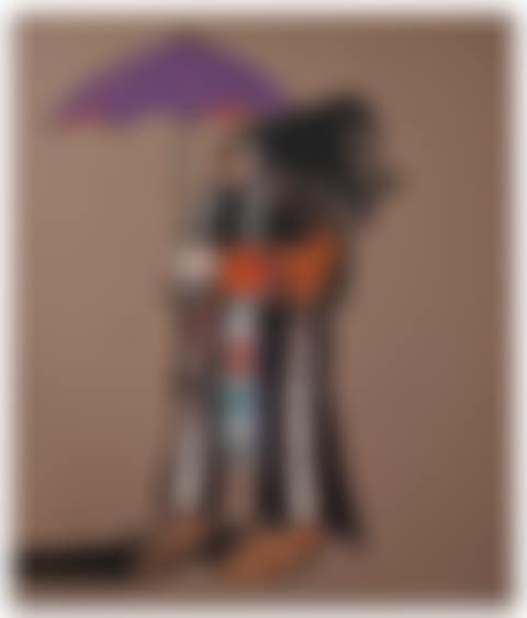 Indian with Umbrella (preview)