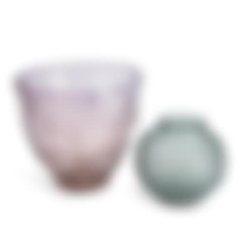 TWO DAUM ART DECO ACID-ETCHED GLASS VASES (preview)