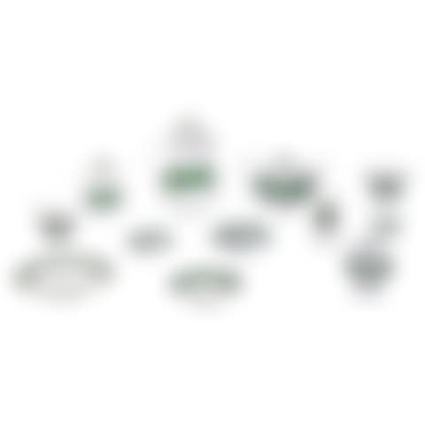 A MEISSEN PORCELAIN OAK LEAF PATTERN ASSEMBLED DESSERT SERVICE (preview)