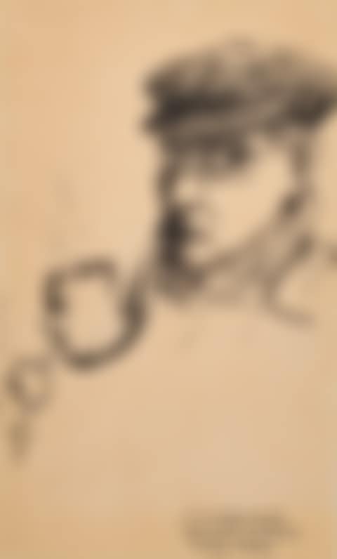 Dessin pour la couverture de London Gallery Bulletin, no. 1 (preview)