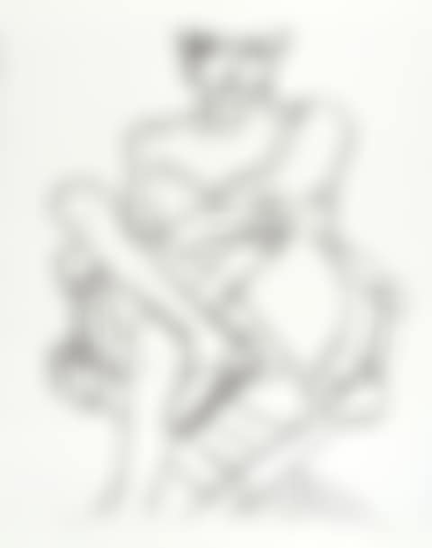 Seated Woman in Chemise (preview)