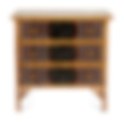 An English Bamboo and Lacquer Chest of Drawers (preview)