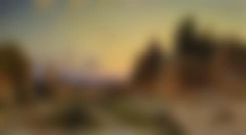 Roman Landscape with Ruins at Dusk (preview)