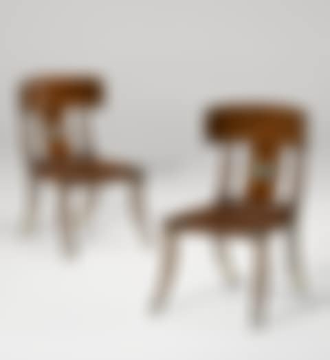 Pair of "Klismos" Armchairs (preview)
