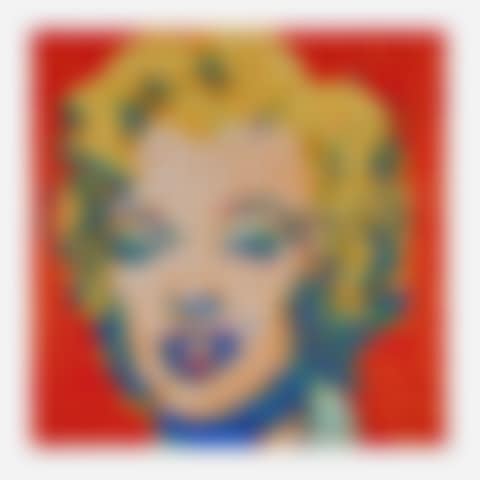Rubik Shot Red Marilyn (from the Rubikcubism series) (preview)