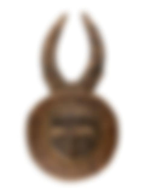 An African Carved Wood Horned Sun Mask (preview)