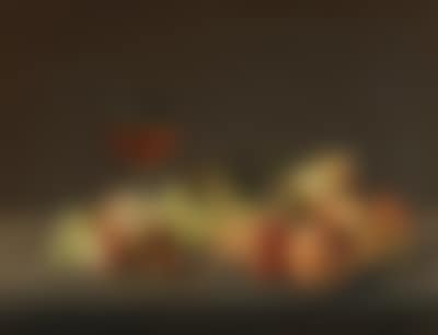 Still life with apples, a pear and nuts (preview)