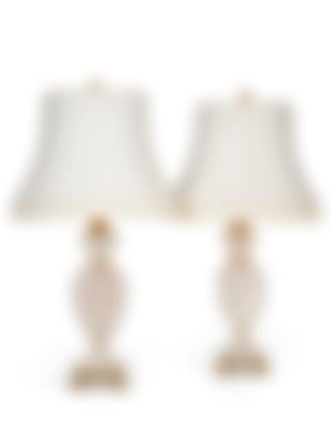 A PAIR OF GILT METAL-MOUNTED ROCK CRYSTAL VASES, MOUNTED AS LAMPS (preview)