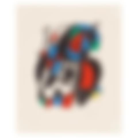 One plate, from Joan Miró Lithographe II (Mourlot 1049, Cramer bk. 198) (preview)