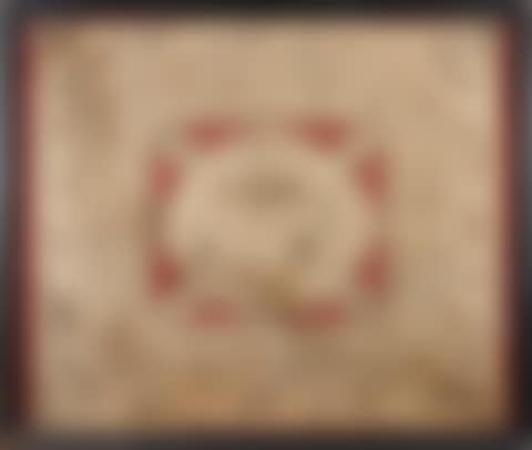 FRAMED FRENCH KERCHIEF "ARTILLERIE DE CAMPAGNE" Mouchoir D"instruction Militaire n°5 (preview)