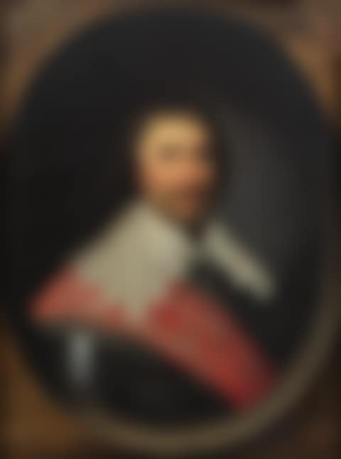Portrait of Robert de Vere, 19th Earl of Oxford, bust-length, in armour with a lace collar and red sash, within a painted oval (preview)