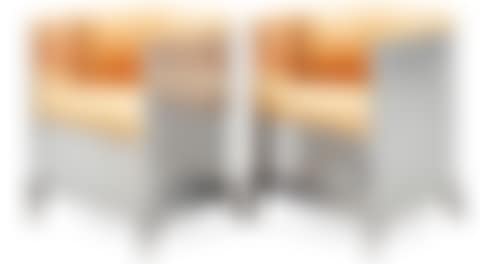 A pair of Mats Theselius "Aluminium/Theselius" aluminium, birch and leather armchairs (preview)