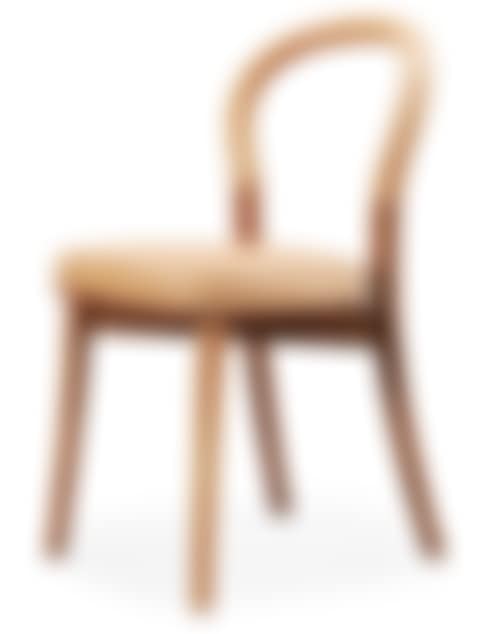 An Erik Gunnar Asplund walnut and beige leather "Göteborg" chair (preview)