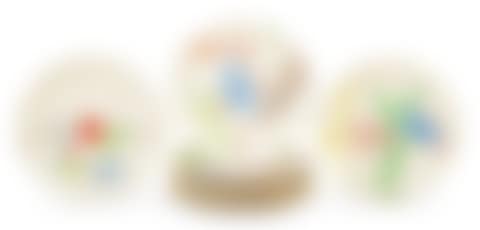 A set of twelve Stig Lindberg creamware plates "Löja" (preview)