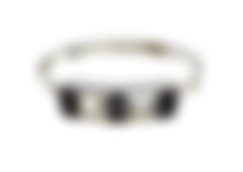 A Wiwen Nilsson rock crystal and onyx bangle (preview)