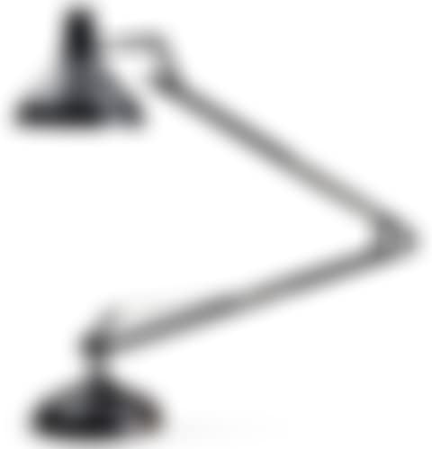 A black lacquered metal industrial floor lamp (preview)