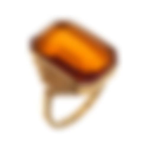 A Wiwen Nilsson 18k gold and facet cut citrine ring (preview)